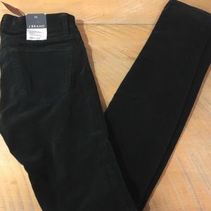 🆕 NWT J Brand dark green skinny corduroys size 25